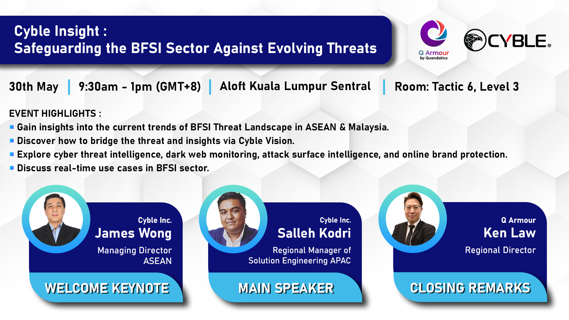 BFSI Workshop poster detailed